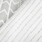 Hygge Geo Reversible Cotton Duvet Cover 3 Piece Set