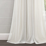 Dylin Flower Embroidery Window Curtain Panel