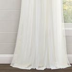 Dylin Flower Embroidery Window Curtain Panel