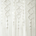 Boho Macrame Textured Indoor/Outdoor Window Curtain