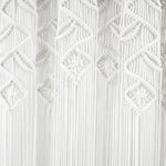 Boho Macrame Leaf Cotton Window Curtain