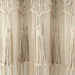 Boho Macrame Tassel Cotton Window Curtain