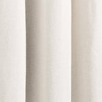 Insulated Grommet Blackout Faux Linen Window Curtain Panel