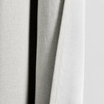 Insulated Grommet Blackout Faux Linen Window Curtain Panel