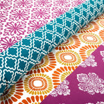 Bohemian Stripe Cotton Reversible Duvet Cover Set