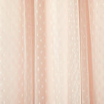Cottage Polka Dot Sheer Window Curtain Panel Set
