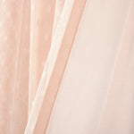 Cottage Polka Dot Sheer Window Curtain Panel Set