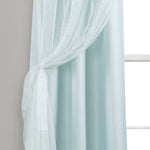 Cottage Polka Dot Sheer Window Curtain