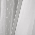 Cottage Polka Dot Sheer Window Curtain