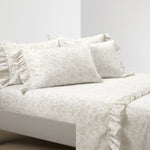 Garden Of Flowers Ruffle Sheet Set