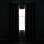 Faux Silk 100% Blackout Window Curtain Panel