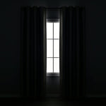 Faux Silk 100% Blackout Window Curtain Panel