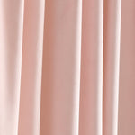Prima Velvet Solid Grommet Light Filtering Window Curtain Panel Set