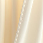 Prima Velvet Solid Back Tab Rod Pocket Light Filtering Window Curtain Panel Set