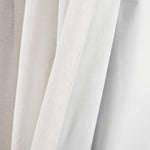 Linen Button Lined 100% Blackout Window Curtain Panel