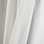 Linen Button Lined 100% Blackout Window Curtain Panel