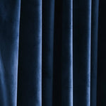Prima Velvet Solid Grommet Light Filtering Window Curtain Panel Set