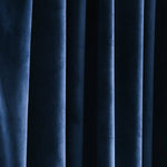 Prima Velvet Solid Back Tab Rod Pocket Light Filtering Window Curtain Panel Set
