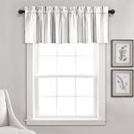 Farmhouse Stripe Yarn Dyed Recycled Cotton Blend Valance