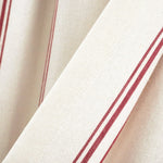 Farmhouse Stripe Yarn Dyed Recycled Cotton Blend Valance