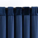 Prima Velvet Solid Ultra Wide Light Filtering Window Curtain Panel