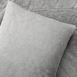 Modern Solid Ultra Soft Faux Fur Comforter Bed In A Bag