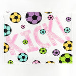 Girls Soccer Kick Sherpa Throw