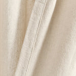 Boho Pom Pom Tassel Faux Linen Window Curtain Panel
