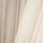 Farmhouse Stripe Yarn Dyed Recycled Cotton Blend Window Curtain Panel Set