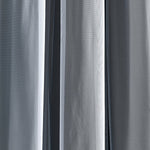 Grommet Sheer With Insulated Blackout Lining Curtain Panel Set