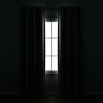 Grommet Sheer With Insulated Blackout Lining Curtain Panel Set