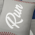 Baseball Game Reversible Oversized Kids Quilt Set