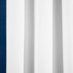 Block Border Blackout Window Curtain Panel