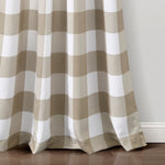 Kelly Checker Light Filtering Window Curtain Panel Set