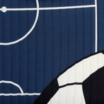 Soccer Game Reversible Quilt Set