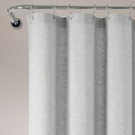 Boho Polka Dot Yarn Dyed Recycled Cotton Blend Shower Curtain