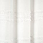 Boho Kendra Tufted Yarn Dyed Recycled Cotton Blend Shower Curtain