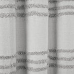 Boho Kendra Tufted Yarn Dyed Recycled Cotton Blend Shower Curtain