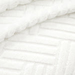 Super Cozy Ultra Soft Sherpa Jacquard Geo Blanket/Bedspread