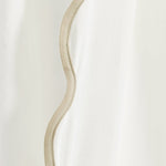 Coastal Chic Scalloped Edge Window Curtain Panel Set