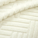 Super Cozy Ultra Soft Sherpa Jacquard Geo Blanket/Bedspread