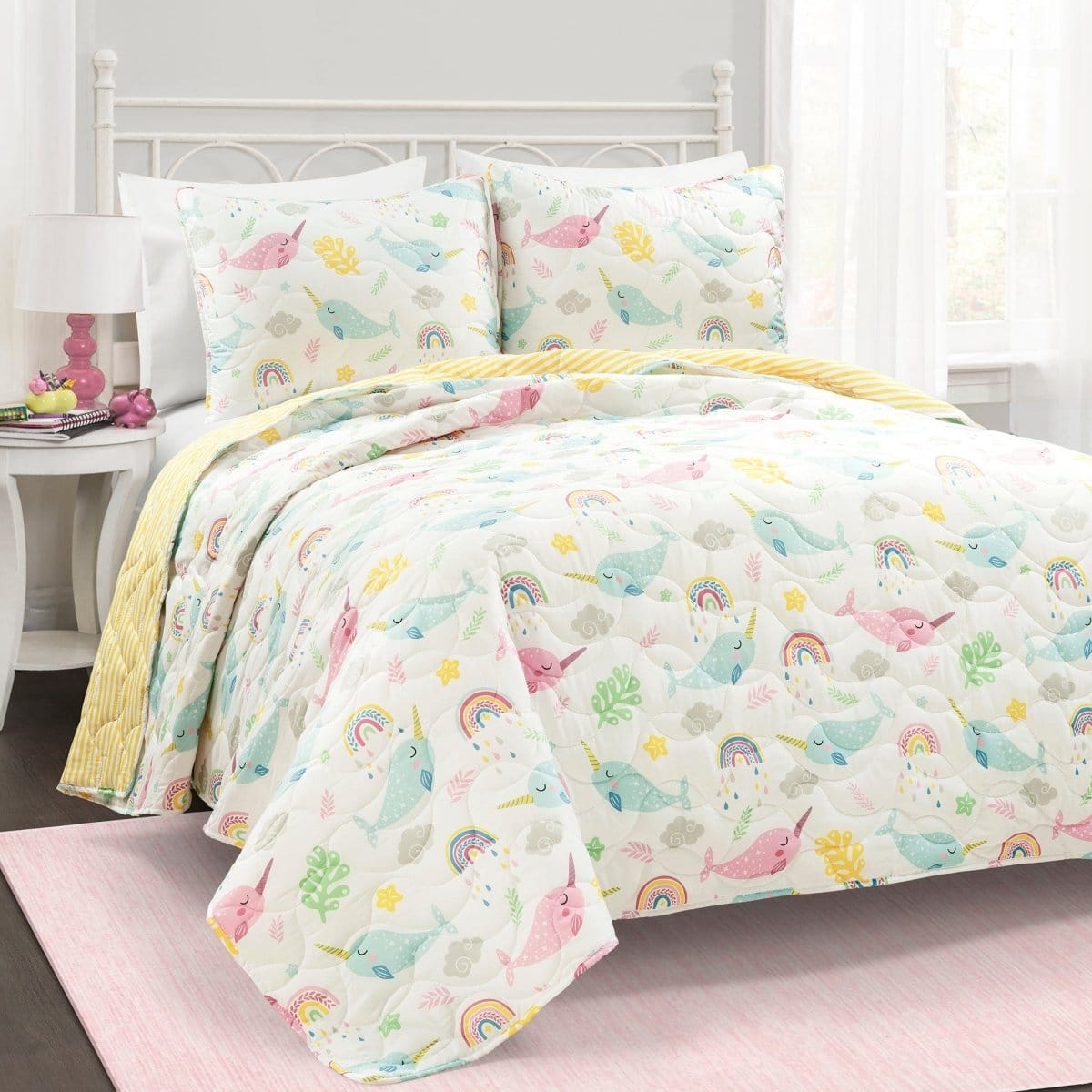 Magical Narwhal Quilt Set