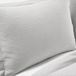 Haniya Solid Waffle Woven Cotton Textured Comforter Set