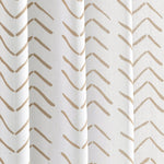 Hygge Modern Arrow Faux Linen Shower Curtain