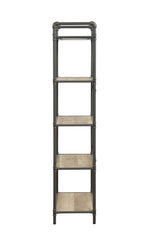 Itzel Bookshelf - Antique Oak / Sandy Gray