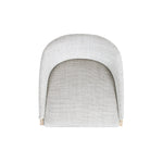 Newport 30.5" Coastal Curved Back Upholstered Barstool