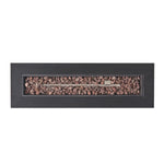 Modern Dark Grey 40' Outdoor Iron Propane Fire Pit
