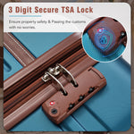 Hardshell 3-Piece Luggage Set with TSA Lock and Spinner Wheels