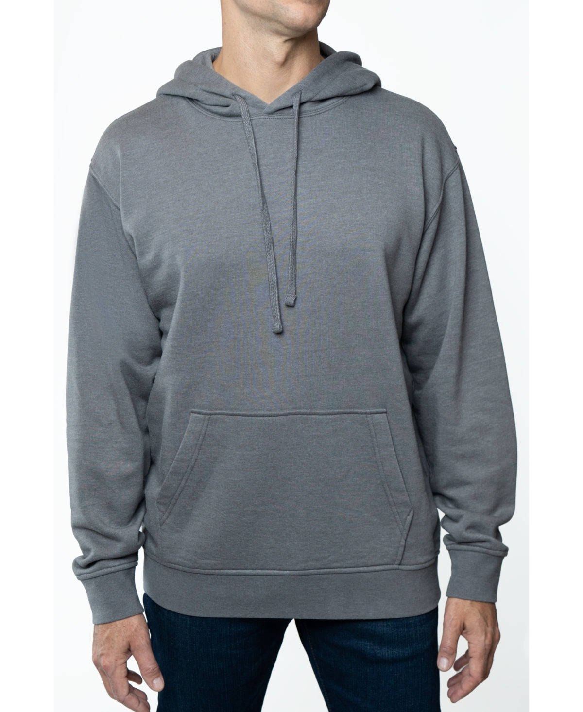 Lazer Men's Long Sleeve Burnout Fleece Hoodie