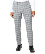 Sean John Mens Plaid Classic Fit Suit Pants